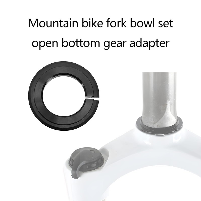ECSiNG 1 Set Bicycle Front Fork Adapter Conical Steering Ring