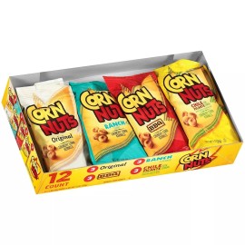 KC Republic Corn Nuts Original, Ranch, BBQ, Chile Picante con Limon (6 Cases of 12Bags)