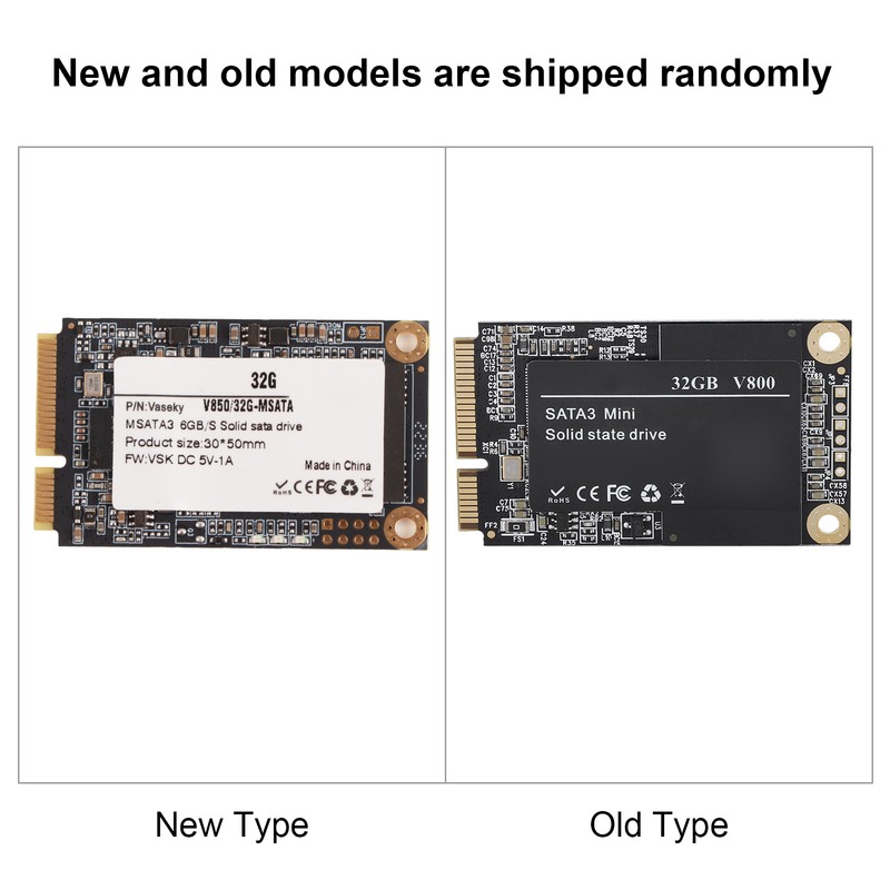 1.8 Inch MSATA3 SSD MSATA III / II / I