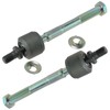 TRQ Front Inner Tie Rod Set Compatible with 1990-1993 Acura