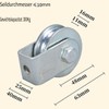 Roller Block, Single Roller Block, 300 kg, Loading Swivel Pulley,