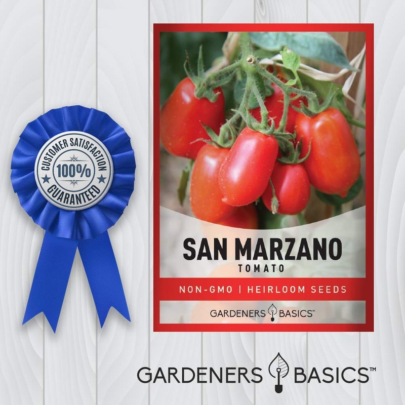 Gardeners Basics, San Marzano Tomato Seeds for Planting Heirloom Non-GMO