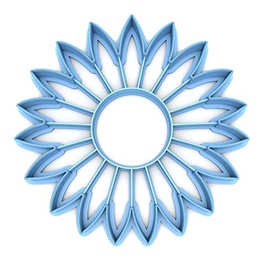 Sweet Prints Inc Sunflower Cookie Cutter - Dishwasher Safe (3")
