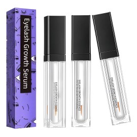 Paquete 3 Sueros Para Cejas Pestañas Barba Volumen Extra