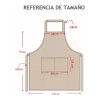 10 Pzs Mandil Delantal Para Chef Meseros Barbería Pintores
