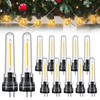 Rossesay 12 Pcs S14 Bulbs for Outdoor String Lights 1.5