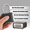 disecu® 1 Pack Large Heavy Duty 4 Digit Combination Lock,