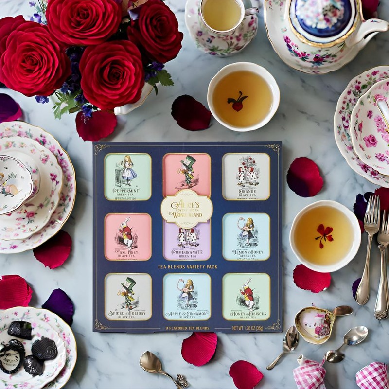 Alice’s Adventures in Wonderland, Assorted Tea Variety Pack, Includes 36