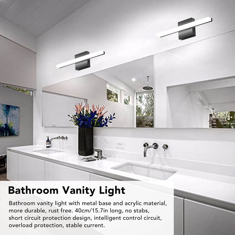 LED Vanity Light 15.7 Inch 6000K White Light Over Mirror