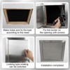 Frienda 8 x 8 Inch Stainless Steel Metal Universal Access