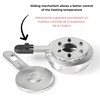 Starfrit Fondue Adjustable Safety Burner - Stainless Steel
