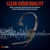 Poly Blackwire 5210 Wired Headset (Plantronics) - Flexible Noise-Canceling Boom