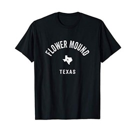 Flower Mound Texas TX Vintage 70s Athletic Sports Design T-Shirt