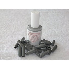 Uber Goop Dark GREY Dishwasher Rack Coating/Glue w/25 caps by Uber Goop