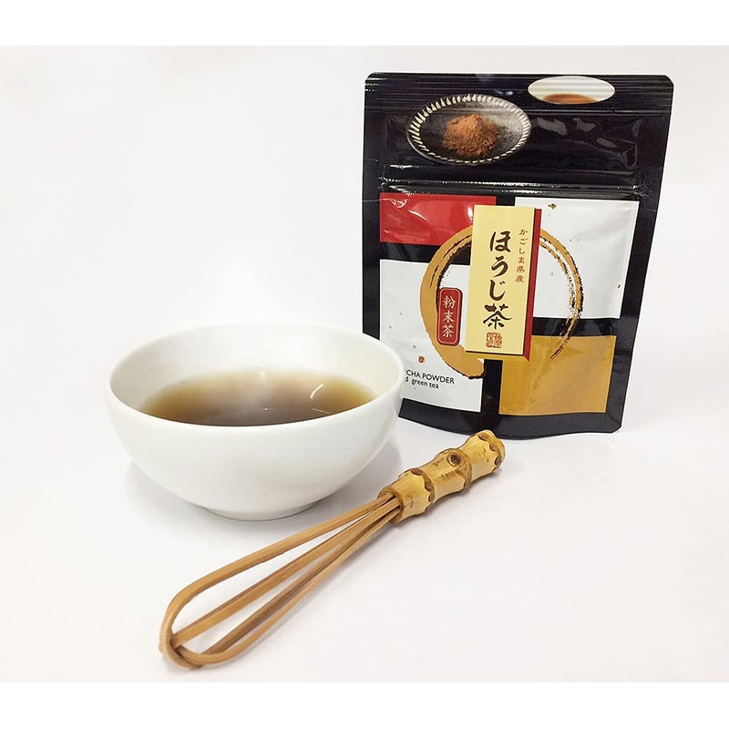Wakoen Roasted Green Tea Powder, 2 Packs, Japanese Tea Kagoshima