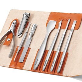 MR.GREEN Pedicure Knife Set Professional Ingrown Toenail Clippers Foot Care Tools Stainless Steel Nail Cuticle Nippers Remover Kits (8 Pcs Set)
