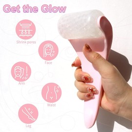 Ice Roller Facial, Hielo Para la Cara, Ice Roller-Rodillo de Hielo Para Cara y Ojos, Aliviar las Arrugas, Migrañas, Pequeñas Herramientas de Cuidado de la Piel