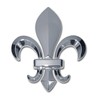 Elektroplate Fleur-de-Lis 3D Chrome OEM Emblem for Cars, Trucks, and
