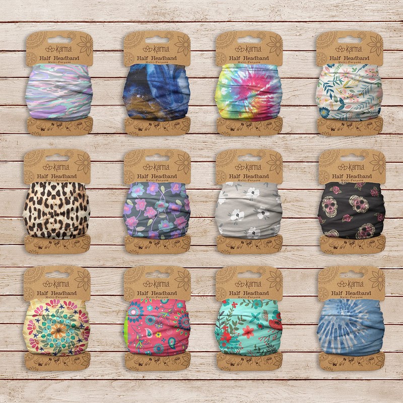 Karma Gifts Half Headband, Cactus