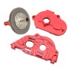 RC Gearbox Cover Aluminum Alloy Transmission Box Housing with Gear