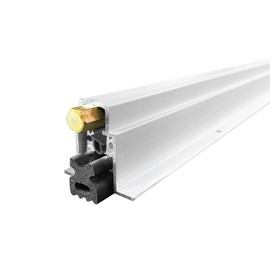 Heavy Duty/Concealed/Automatic Door Bottom with Sponge Neoprene Rubber Extrusion (7063CA), SMS #6 x 1/2'' Supplied, (15/16'' W x 1-9/16'' H x 32'' L)