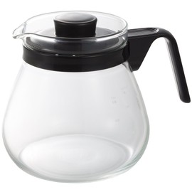 iwaki KT7966-BK3 Heat Resistant Glass Coffee Pot 1000 Black 1L