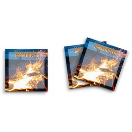 Butler in the Home Sticky Notes 3 Pack 3"x3" 50 Sheet Count Per Pad, This Note is Lit Beach Campfire, Cute Funny Memo Note Pads Stationery Journal Planner Paper