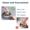 250 PCS Kitchen Disposable Mesh Sink Strainer Bag and PP