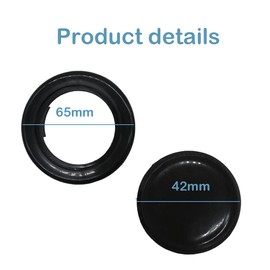 AWEELON 4Pcs 2 inch Outdoor Patio Table Umbrella Hole Ring, Black