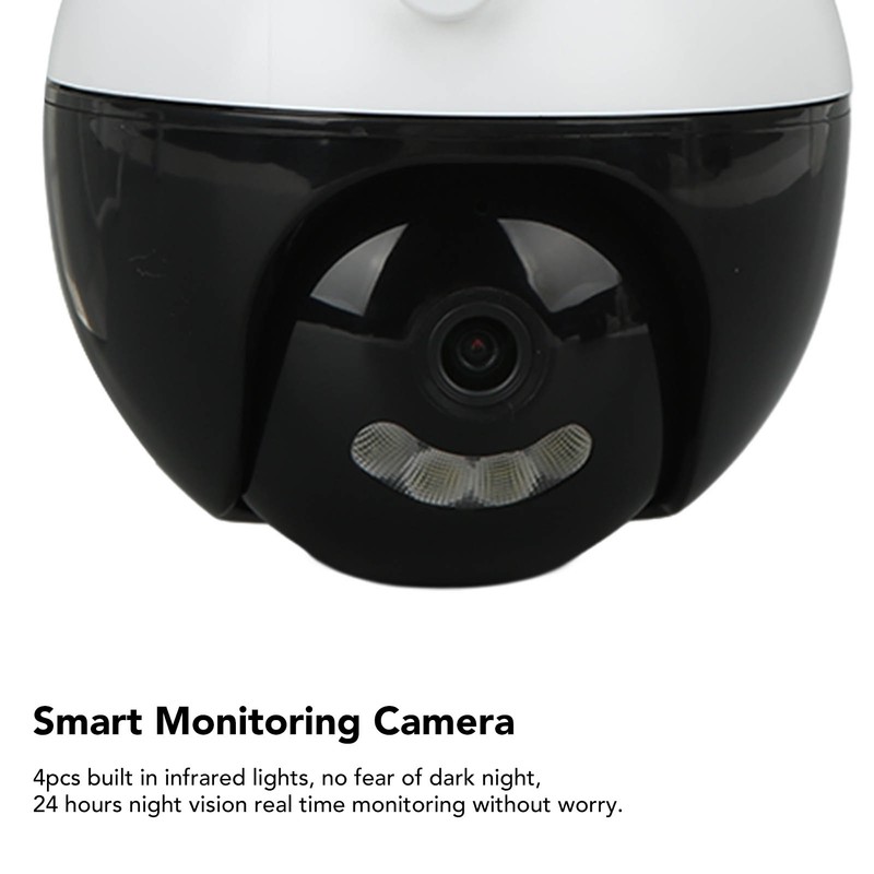 Wireless WIFI HD Security Camera Double PTZ Rotation Infrared Night