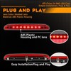 ZDEERAOTO Full LED 3rd Third Brake Light Replacement for Ford