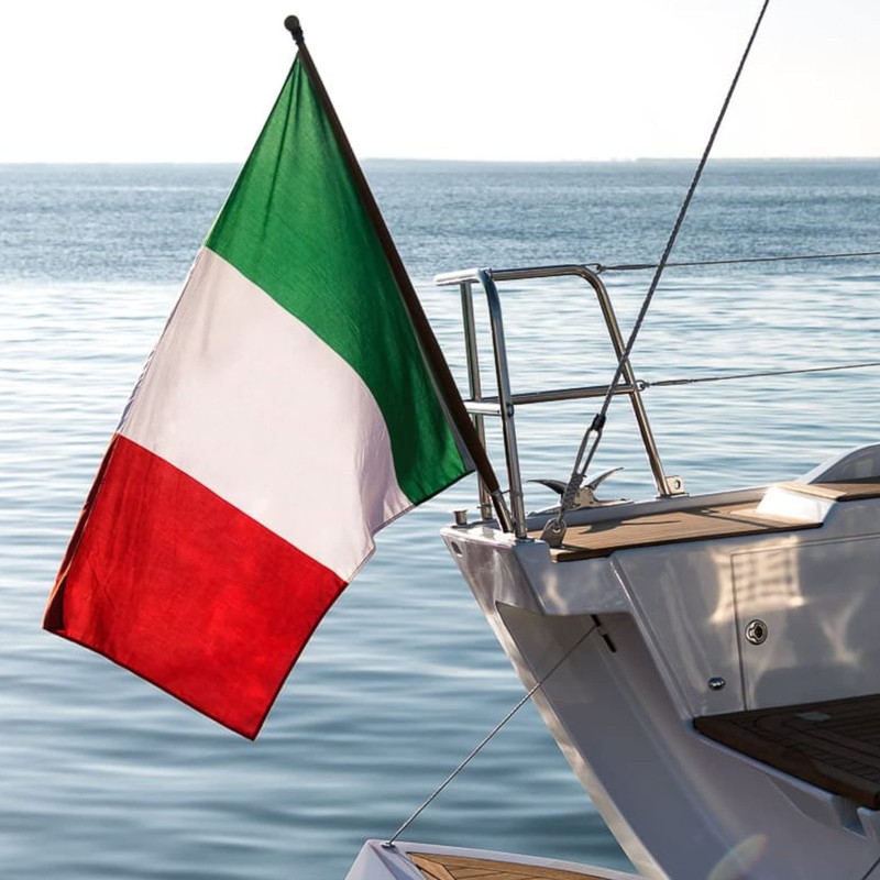 GUSTO - Nautical Fabric Italy Flag 90 x 150 cm