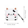 LABRIMP 1pc Cute Cartoon Cow Earphone Storage Case for Lightweight