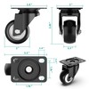 2 inch Swivel Caster Wheels Without Brake and No Noise