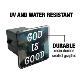 GRAPHICS & MORE God is Good Christian Inspirational Religious Tow Trailer Hitch Cover Plug Insert 2"