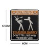 Phoenix Ikki Warning Warning Caution Personality Funny Tactical Military Airsoft
