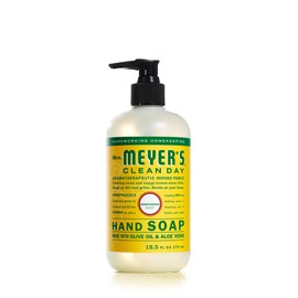 MRS. MEYER'S CLEAN DAY Hand Soap, Made with Essential Oils, Biodegradable Formula, Honeysuckle, 12.5 fl. oz - Pack of 6