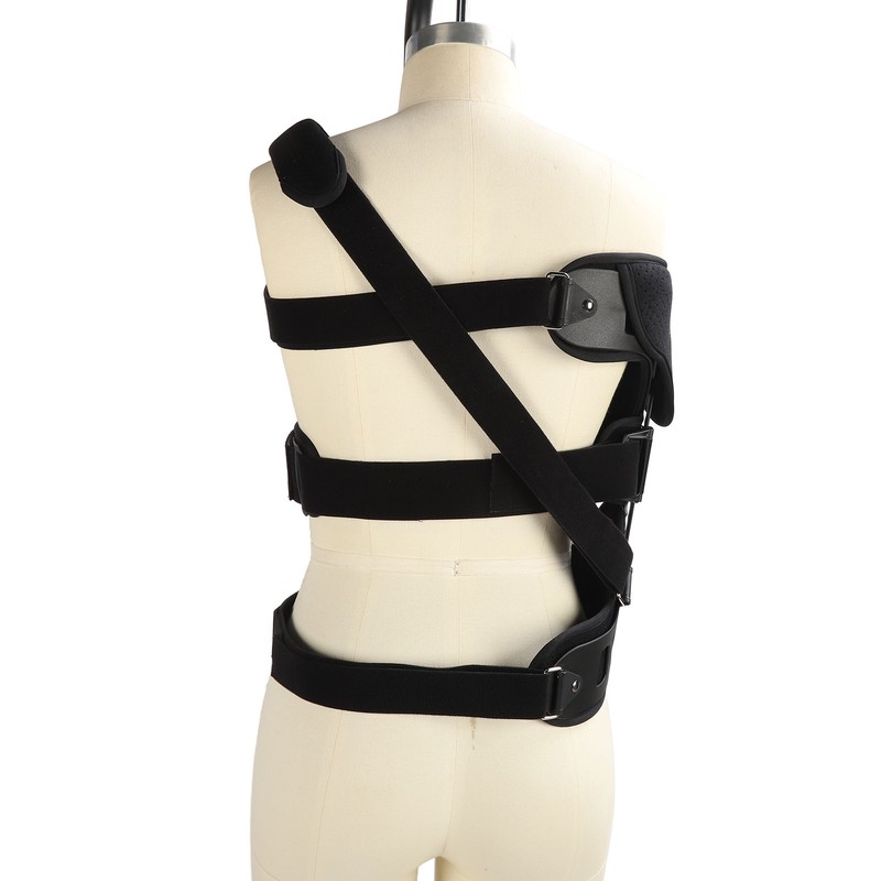 Fixed Spinal Brace Aluminium Alloy Breathable Fixed Spinal Straightener Brace