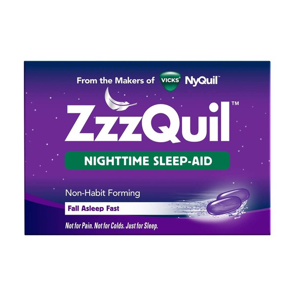 ZzzQuil Nighttime Sleep-Aid, LiquiCaps 24 ea ( Pack of 6)