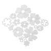 SEWACC Flower Shaped Cutting Die Durable Carbon Steel Crafting Tool