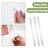 JINGHANGER Pack of 30 Hanging Strips Plastic Merchandise Show Stripes