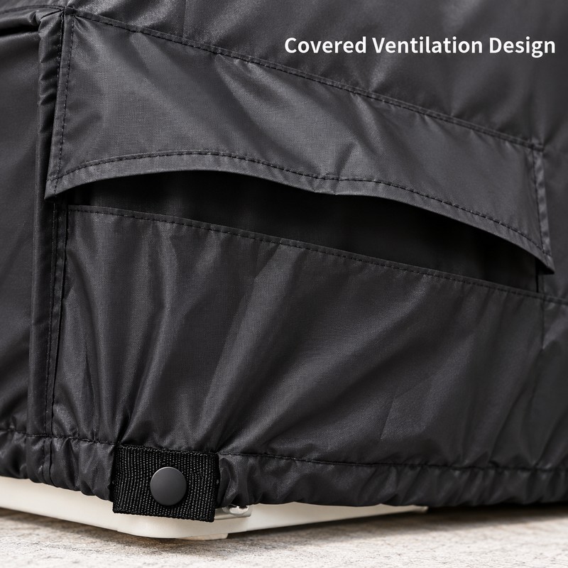 33.85 Inch Outdoor Air Conditioner Cover, All-Season Waterproof Windproof AC
