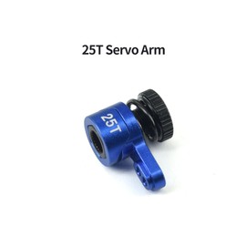 JOYSOG 25T Servo Arm for ARRMA 1/18 Granite Grom/1/18 Typhon GROM/1/18 Mini LMT 4X4/1/18 UTB18 Capra Upgrade Parts (Blue)