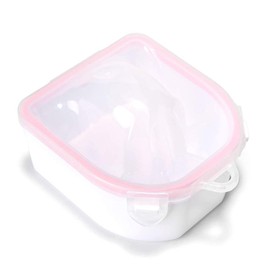 Rolabling 2 PCS Nail Soaking Bowl Nail Soak Off Bowl Acrylic Nail Remover Tool Acetone Nail Polish Remover Bowl Nail Soaker Tray Manicure Tool