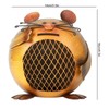 Mouse Shaped Iron Art Coin Bank Box Piggy Bank Table