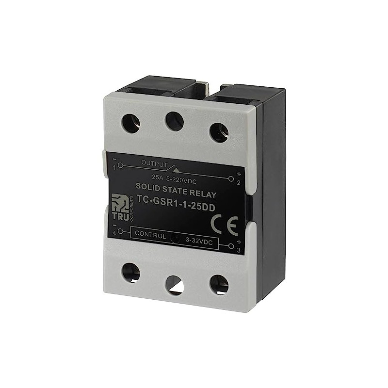 TRU Components Solid State Relay TC-GSSR-1-25DD 25A Switching Voltage (Max.):
