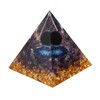 Crystal Pyramid Exquisite Beautiful Pyramid Power Stone Ornament for Desks