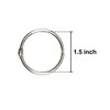 KTOJOY 1.5Inch (38 Pack) Loose Leaf Binder Rings, Nickel Plated