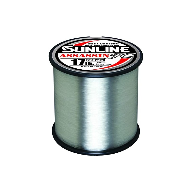 Sunline 63042464 Assassin FC Clear 660 YD 12 LB.