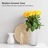 Hejo Ceramic Vase, White, Modern Flower Vase, Simple Decorative Vase,